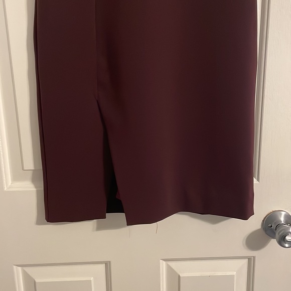 NWT Parker Dark Purple Off the Shoulder Cocktail Dress - Picture 5 of 6